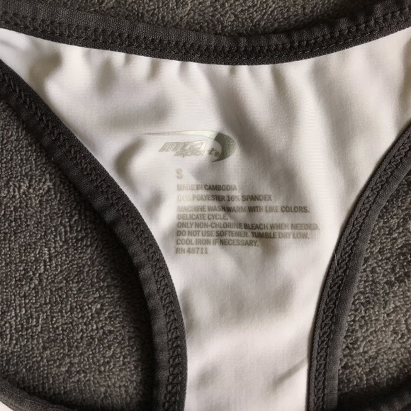 EUC white sports bra - Picture 3 of 4